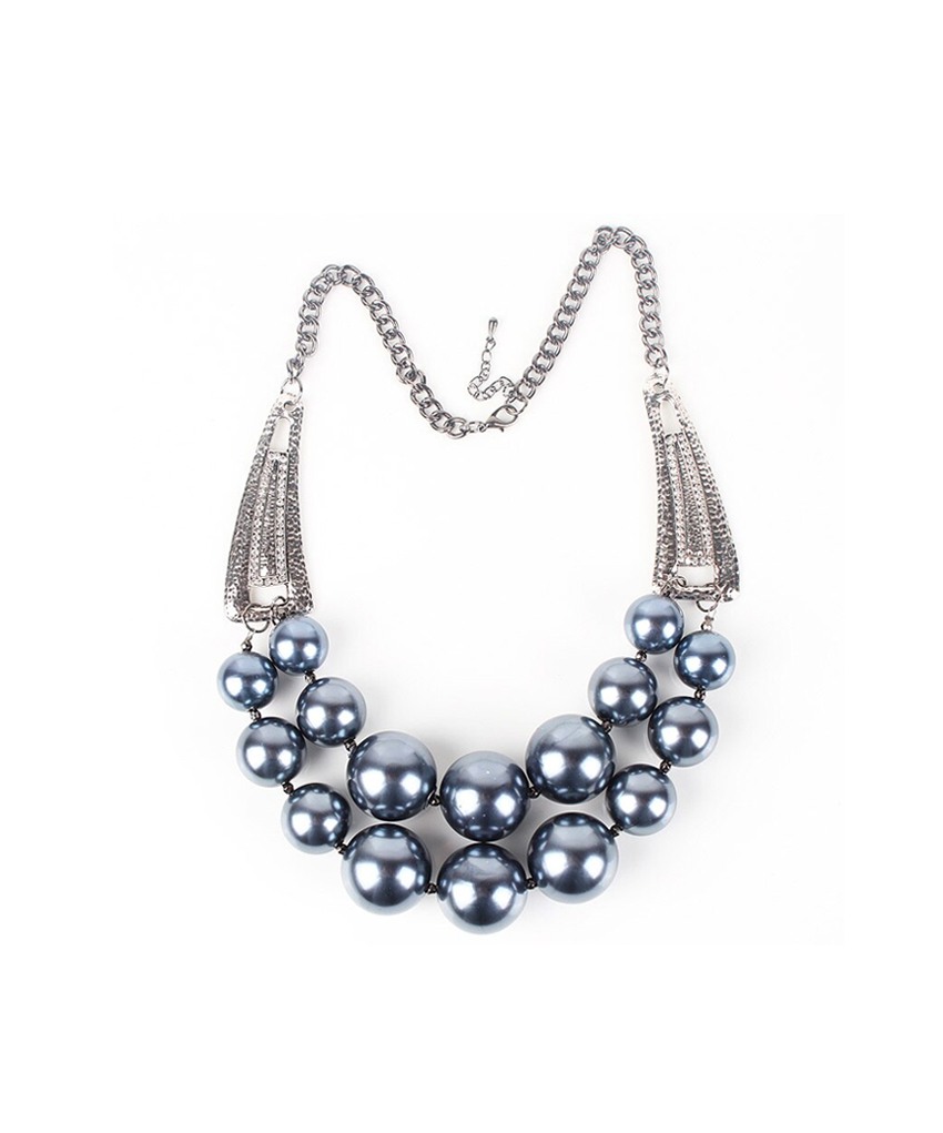 Black Pearls Necklace