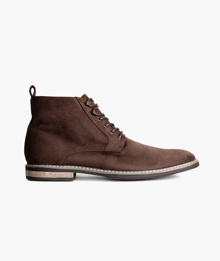 Bata Beige Lace Up Boots