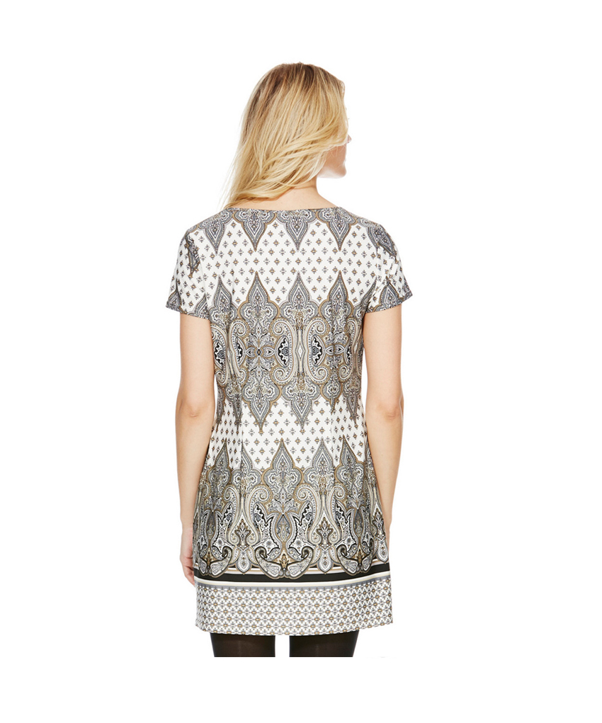 Saran Plain Cocktail Dress - Image 3