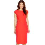 Sosandar Popper Denim Dress
